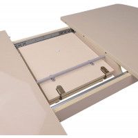 Стол LISTVIG ВИНЕР GR раздвижной со стеклом, 120(152)*70 кремовый купить в Минске