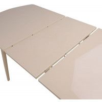 Стол LISTVIG ВИНЕР GR раздвижной со стеклом, 120(152)*70 кремовый купить в Минске