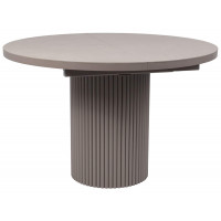 Стол Askar Round SLIDE-116 BAYONA IVORY PREMIUM CER/Капучино