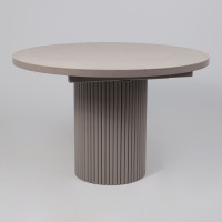 Стол Askar Round SLIDE-116 BAYONA IVORY PREMIUM CER/Капучино в Минске