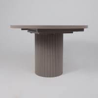 Стол Askar Round SLIDE-116 BAYONA IVORY PREMIUM CER/Капучино в Минске