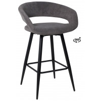 Стул барный BARNY-R 700 b28 antracite lux/черный