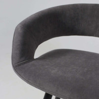 Стул барный BARNY-R 700 b28 antracite lux/черный купить в Минске