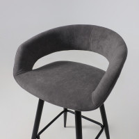 Стул барный BARNY-R 700 b28 antracite lux/черный купить в Минске