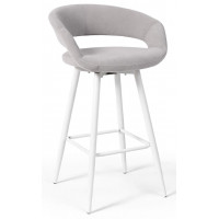 Стул барный BARNY-R 700 b20 SILVER LUX/белый