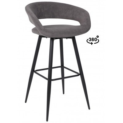 Стул барный BARNY-R 900 b28 antracite lux/черный купить в Минске