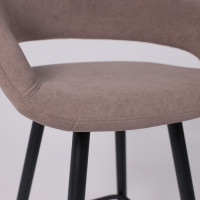 Стул барный BARNY-R 900 b05 latte lux/черный купить в Минске Стул барный BARNY-R 900 b05 latte lux/черный купить в Минске