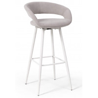 Стул барный BARNY-R 900 b20 SILVER LUX/белый Стул барный BARNY-R 900 b20 SILVER LUX/белый