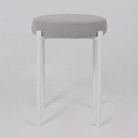 Табурет BOB (Боб) b20 silver lux/белый купить в Минске
