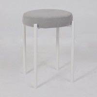 Табурет BOB (Боб) b20 silver lux/белый купить в Минске