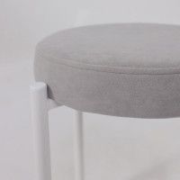 Табурет BOB (Боб) b20 silver lux/белый купить в Минске