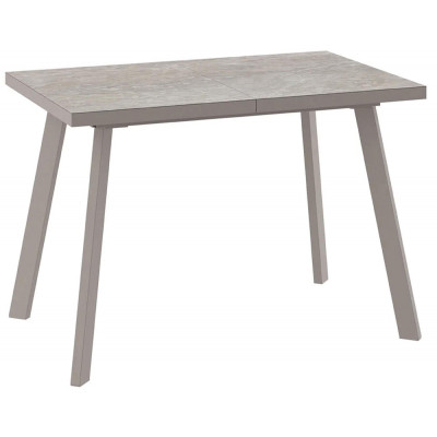 Стол раздвижной BORG-110 110(142)*70 бежевый камень-HPL/капучино в Минске