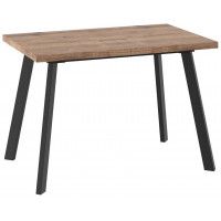 Стол раздвижной BORG-110 110(142)*70 дуб веллингтон/черный