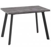 Стол раздвижной BORG-110 110(142)*70 дымчатая керамика/черный Стол раздвижной BORG-110 110(142)*70 дымчатая керамика/черный