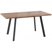 Стол раздвижной BORG-120 120(160)*80 дуб веллингтон/черный в Минске