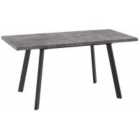 Стол раздвижной BORG-120 120(160)*80 дымчатая керамика/черный в Минске Стол раздвижной BORG-120 120(160)*80 дымчатая керамика/черный в Минске