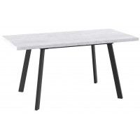 Стол раздвижной BORG-120 120(160)*80 серый сланец/черный в Минске