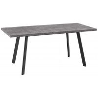 Стол раздвижной BORG-140 140(180)*85 дымчатая керамика/черный в Минске