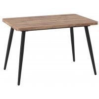 Стол раздвижной BORG RADIAL-120 120(160)*80 дуб веллингтон/черный Стол раздвижной BORG RADIAL-120 120(160)*80 дуб веллингтон/черный