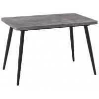 Стол раздвижной BORG RADIAL-120 120(160)*80 дымчатая керамика/черный