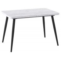 Стол раздвижной BORG RADIAL-120 120(160)*80 серый сланец/черный