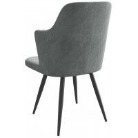 Стул поворотный Freddy-R1 360 k10 антрацит замша lux/черный купить в Минске