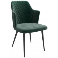 Стул Freddy b10 green lux/черный