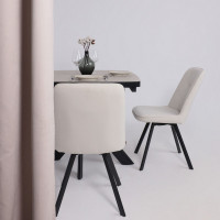 Стул IBIS b02 молочный/черный купить в Минске Стул IBIS b02 молочный/черный купить в Минске