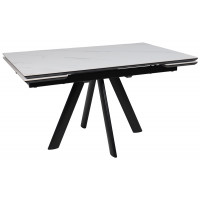 Стол раздвижной JACK-140 140(30+30)*85 CALAKATTA ST CER/черный Стол раздвижной JACK-140 140(30+30)*85 CALAKATTA ST CER/черный