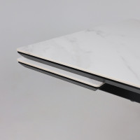 Стол раздвижной JACK-140 140(30+30)*85 CALAKATTA ST CER/черный в Минске