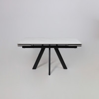 Стол раздвижной JACK-140 140(30+30)*85 CALAKATTA ST CER/черный в Минске