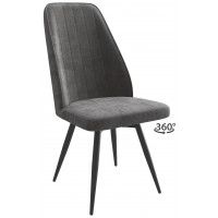 Стул поворотный Leonard M-R1 b28 antracite lux/черный