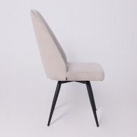 Стул поворотный Leonard M-R1 360 d07 pearl grey lux/черный купить в Минске Стул поворотный Leonard M-R1 360 d07 pearl grey lux/черный купить в Минске