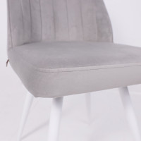 Стул поворотный Leonard M-R1 360 d08 platinum lux/белый купить в Минске Стул поворотный Leonard M-R1 360 d08 platinum lux/белый купить в Минске