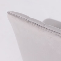 Стул поворотный Leonard M-R1 360 d08 platinum lux/белый купить в Минске Стул поворотный Leonard M-R1 360 d08 platinum lux/белый купить в Минске