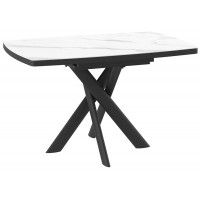 Стол раздвижной LEONEL-130 130(165)*85 CALAKATTA ST CER/черный