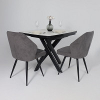 Стул поворотный Michael-R1 360 b28 antracite lux/черный