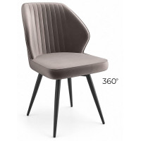 Стул поворотный Michael-R1 360 d05 cappuccino lux/черный