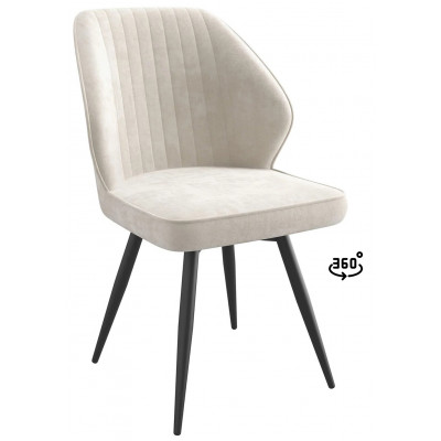 Стул поворотный Michael-R1 360 b03 cream lux/черный купить в Минске