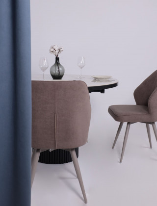Стул поворотный Michael-R1 360 b05 latte lux/капучино