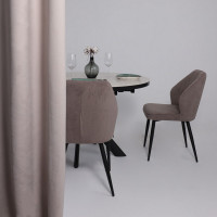 Стул поворотный Michael-R1 360 b05 latte lux/черный