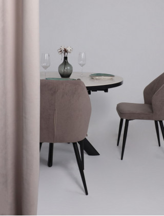 Стул поворотный Michael-R1 360 b05 latte lux/черный