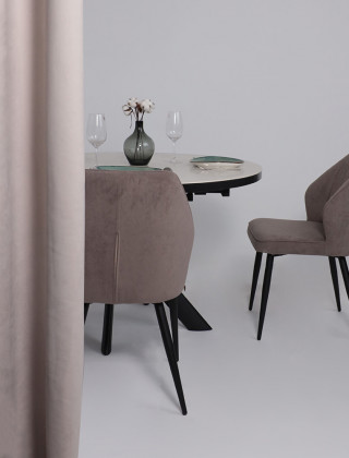 Стул поворотный Michael-R1 360 b05 latte lux/черный купить в Минске