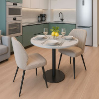 Стул поворотный Michael-R1 360 k02 латте замша lux/черный Стул поворотный Michael-R1 360 k02 латте замша lux/черный