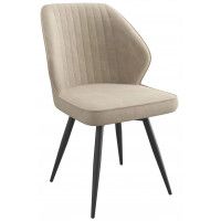 Стул поворотный Michael-R1 360 k02 латте замша lux/черный купить в Минске