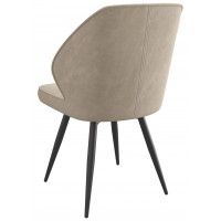 Стул поворотный Michael-R1 360 k02 латте замша lux/черный купить в Минске