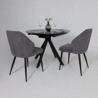 Стул Michael b28 antracite lux/черный Стул Michael b28 antracite lux/черный