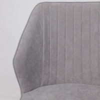 Стул Michael b22 grey lux/черный
