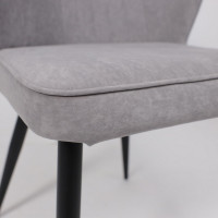 Стул Michael b22 grey lux/черный