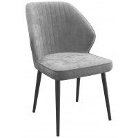 Стул Michael b22 grey lux/черный